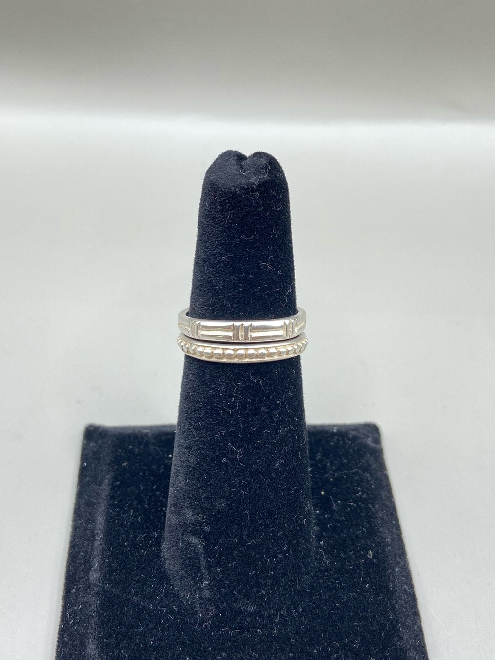 Set of 2 Silpada Sterling Silver Stacking Rings